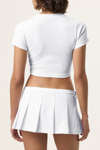 Fila White Baby Tee