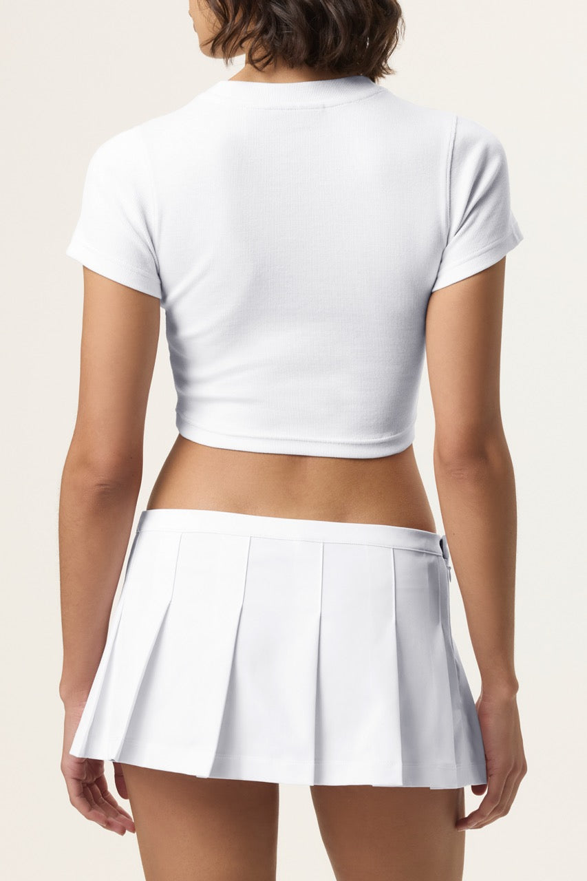 Fila White Baby Tee