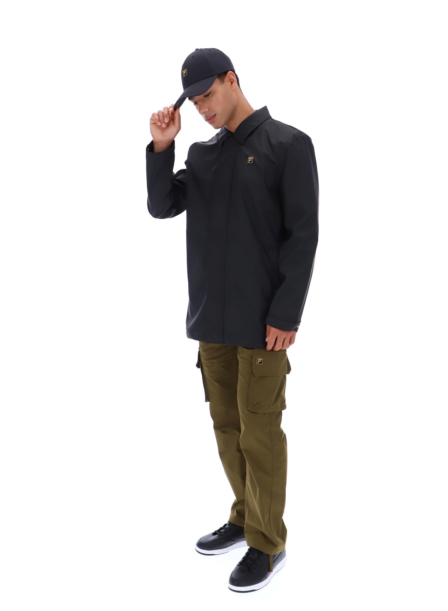 Black Sammy Full Zip Mac – Fila UK