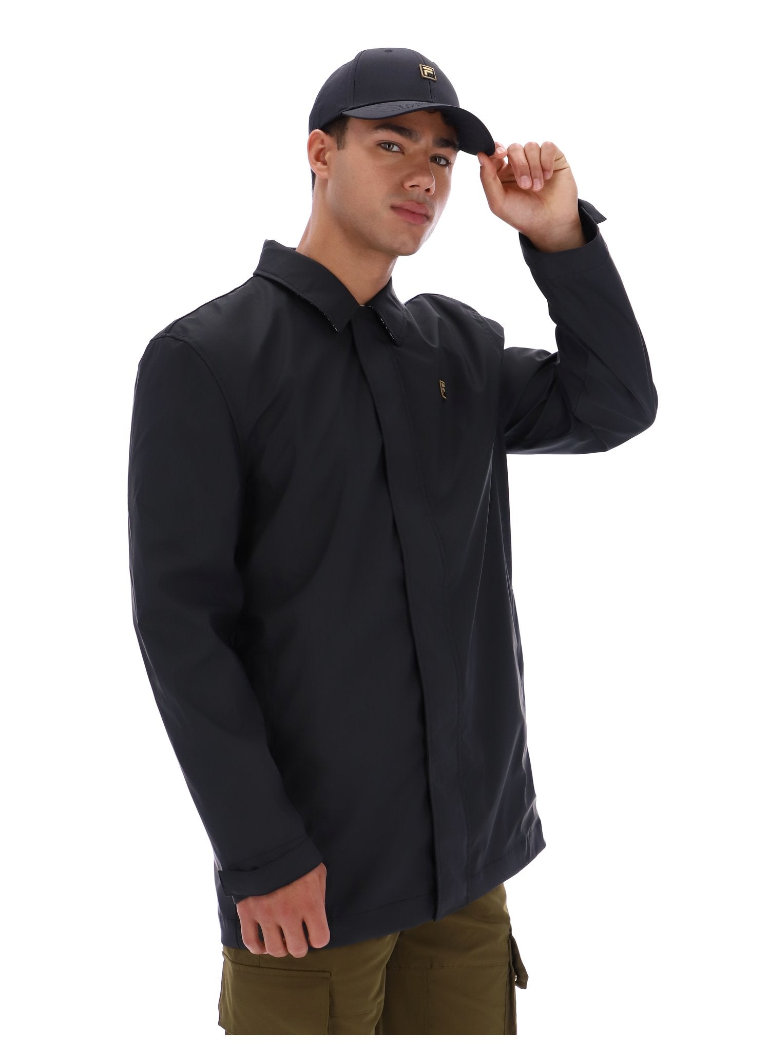 Black Sammy Full Zip Mac – Fila UK
