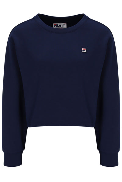 Fila Navy Sestri Wide Crew Neck Sweatshirt