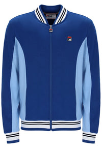 Blue and light blue jacket with FILA logo on a white background