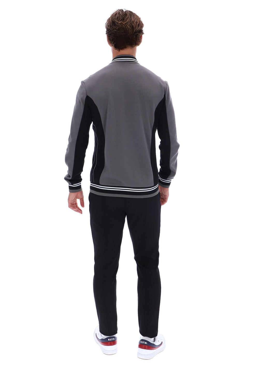 Gunmetal Settanta Baseball Track Top