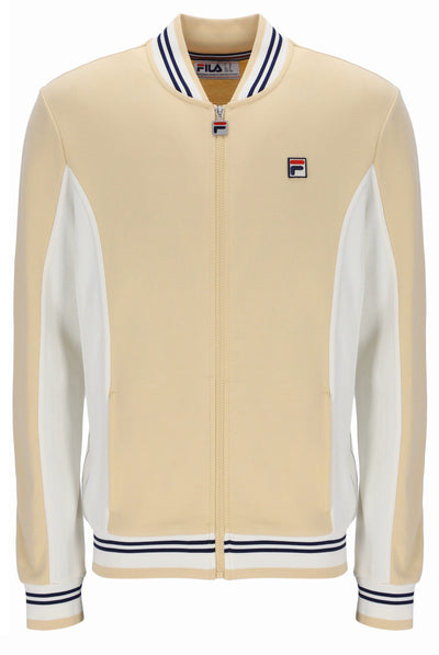 Classic Beige Settanta Baseball Track Top