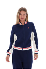 Fila Navy Silvana Iconic Baseball Track Top