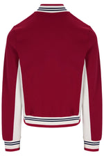 Rio Red Silvana Iconic Baseball Track Top