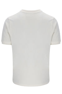 White t-shirt on a white background