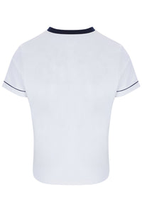 White Women's Tennis T-Shirt