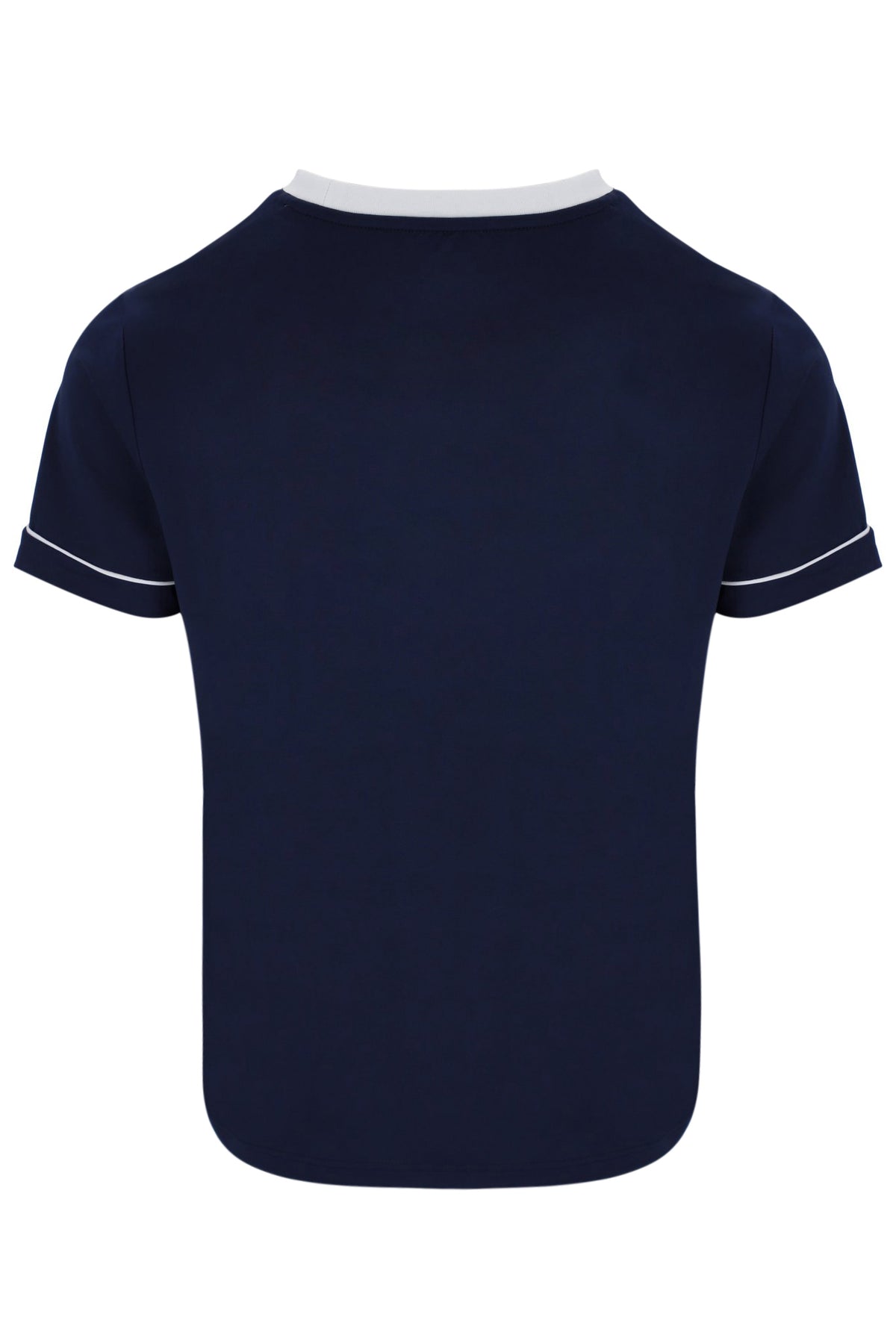 A navy blue FILA tennis t-shirt with cap sleeves