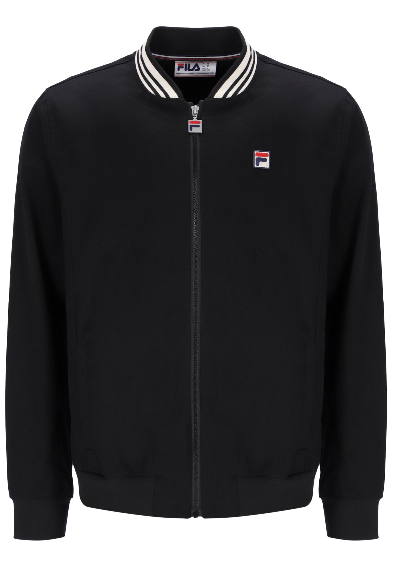 fuga archive slim fit jacket ダブルジップ Black Stefano Archive Influence Twill Jacket – Fila UK