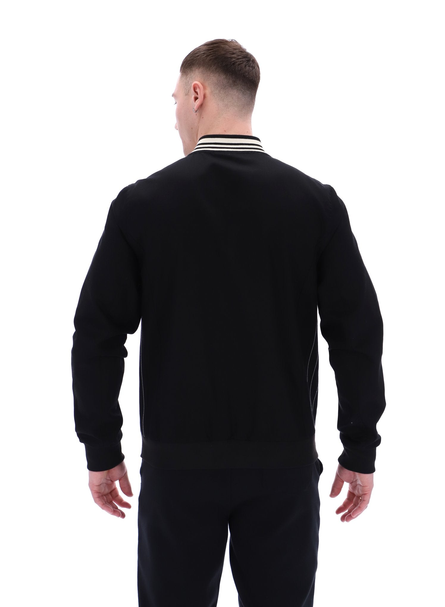 fuga archive slim fit jacket ダブルジップ Black Stefano Archive Influence Twill Jacket – Fila UK