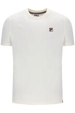 Displays the Gardenia 'FILA' branded Sunny 2 Essential T-Shirt