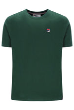 Displays the Pine Needle 'FILA' branded Sunny 2 Essential T-Shirt