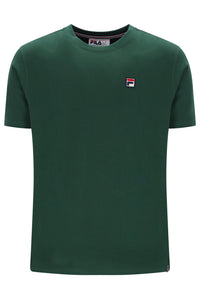Displays the Pine Needle 'FILA' branded Sunny 2 Essential T-Shirt
