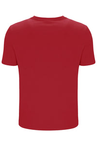 Red t-shirt on a white background