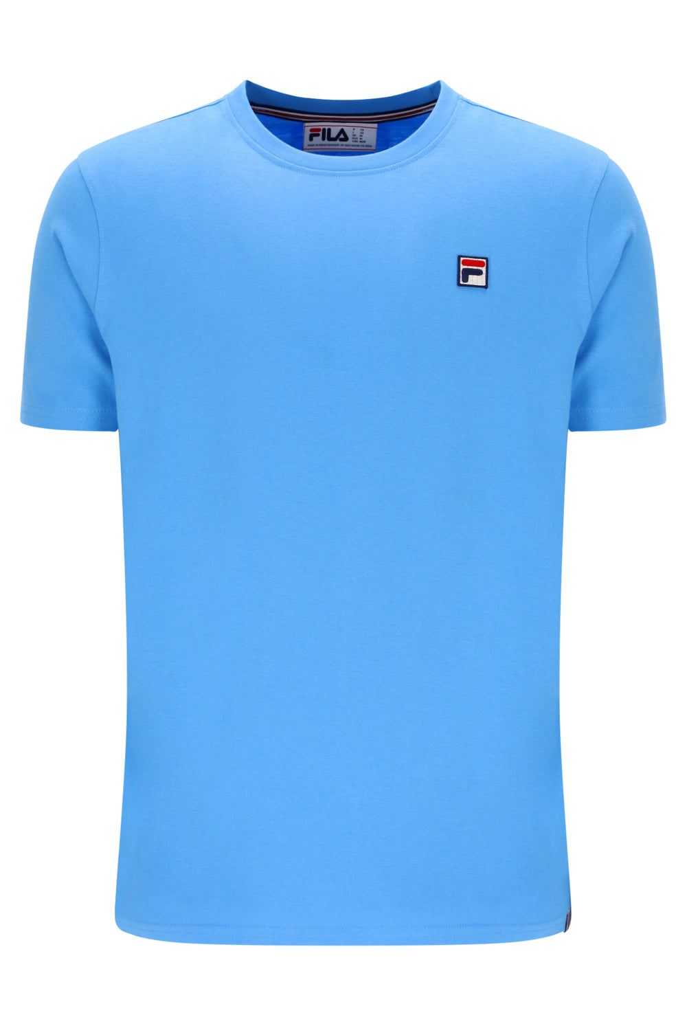 Displays the Azure Blue 'FILA' branded Sunny 2 Essential T-Shirt