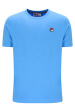 Displays the Azure Blue 'FILA' branded Sunny 2 Essential T-Shirt