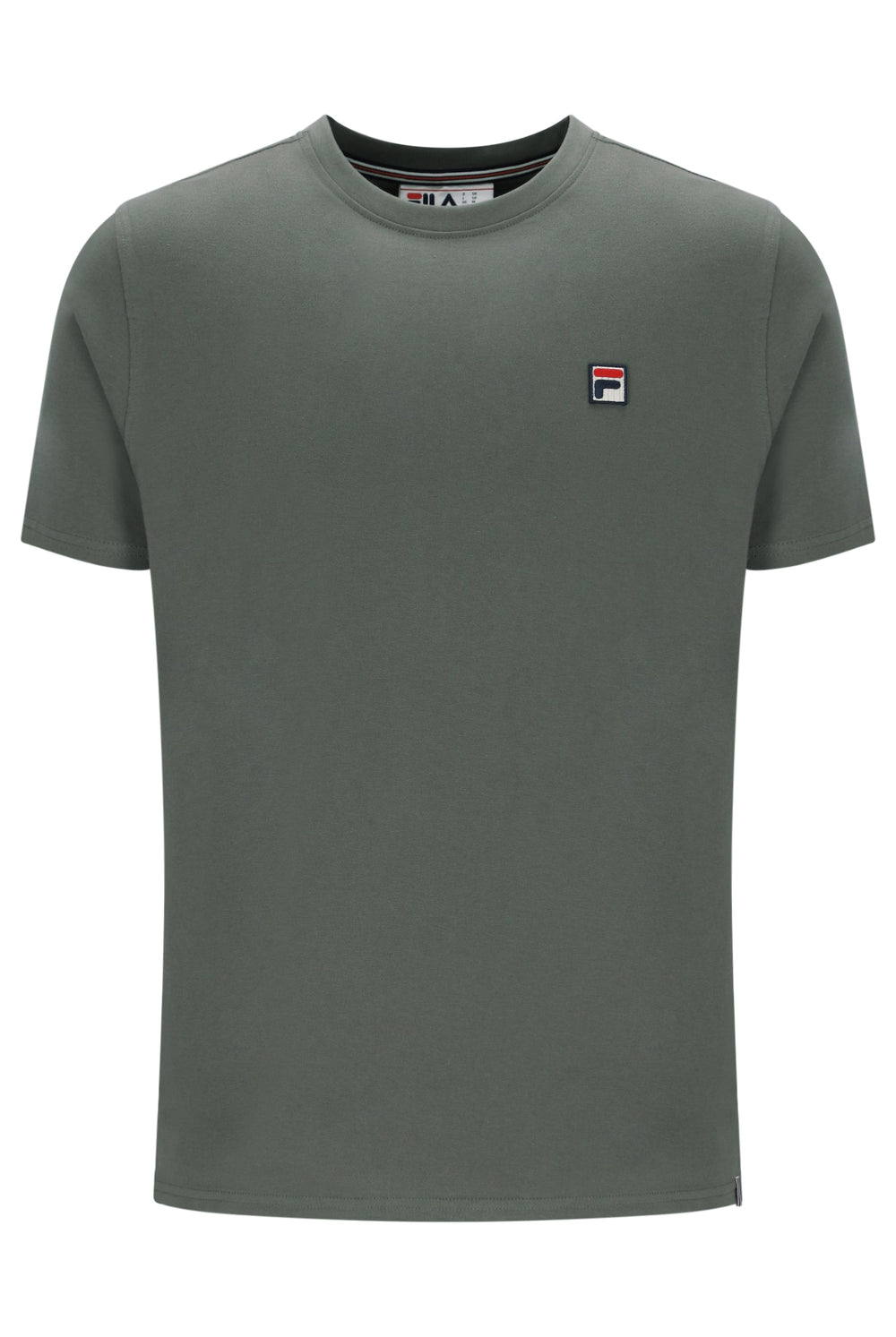 Displays the Gunmetal 'FILA' branded Sunny 2 Essential T-Shirt