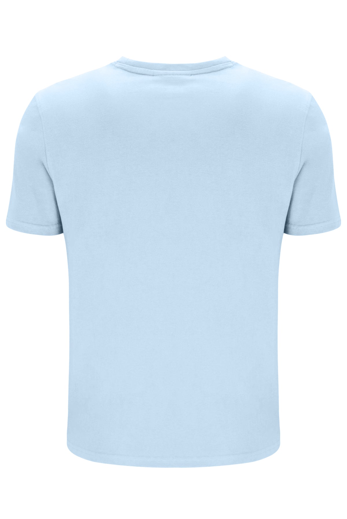 Light blue t-shirt on a white background