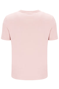 Pink t-shirt on a white background