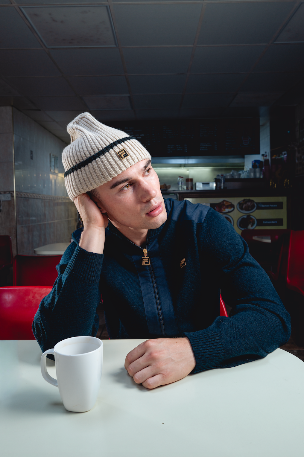 Ellison Ribbed Turn-Up Beanie