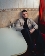 Dean Full Zip Faux Suede Jacket