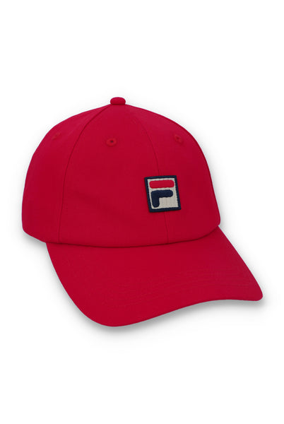 キャップ FILA Lowercase logo ball cap 5FT1364 Fila Unisex Speed Logo Cotton Twill Slouch Adjustable