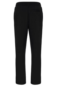 Black Tavis Contrast Stitch Straight Leg Jogger