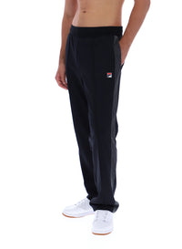Black Tavis Contrast Stitch Straight Leg Jogger