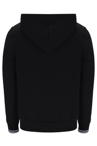 Black Tenconi Zip Up Hoodie