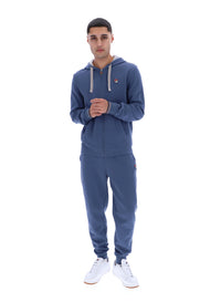 Vintage Indigo Tenconi Zip Up Hoodie