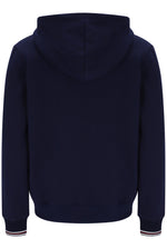 Displays Navy 'Fila' branded Gardenia Tenconi 2 Zip Thru Hoodie