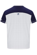 White Men’s Henry Neck Tennis T-Shirt