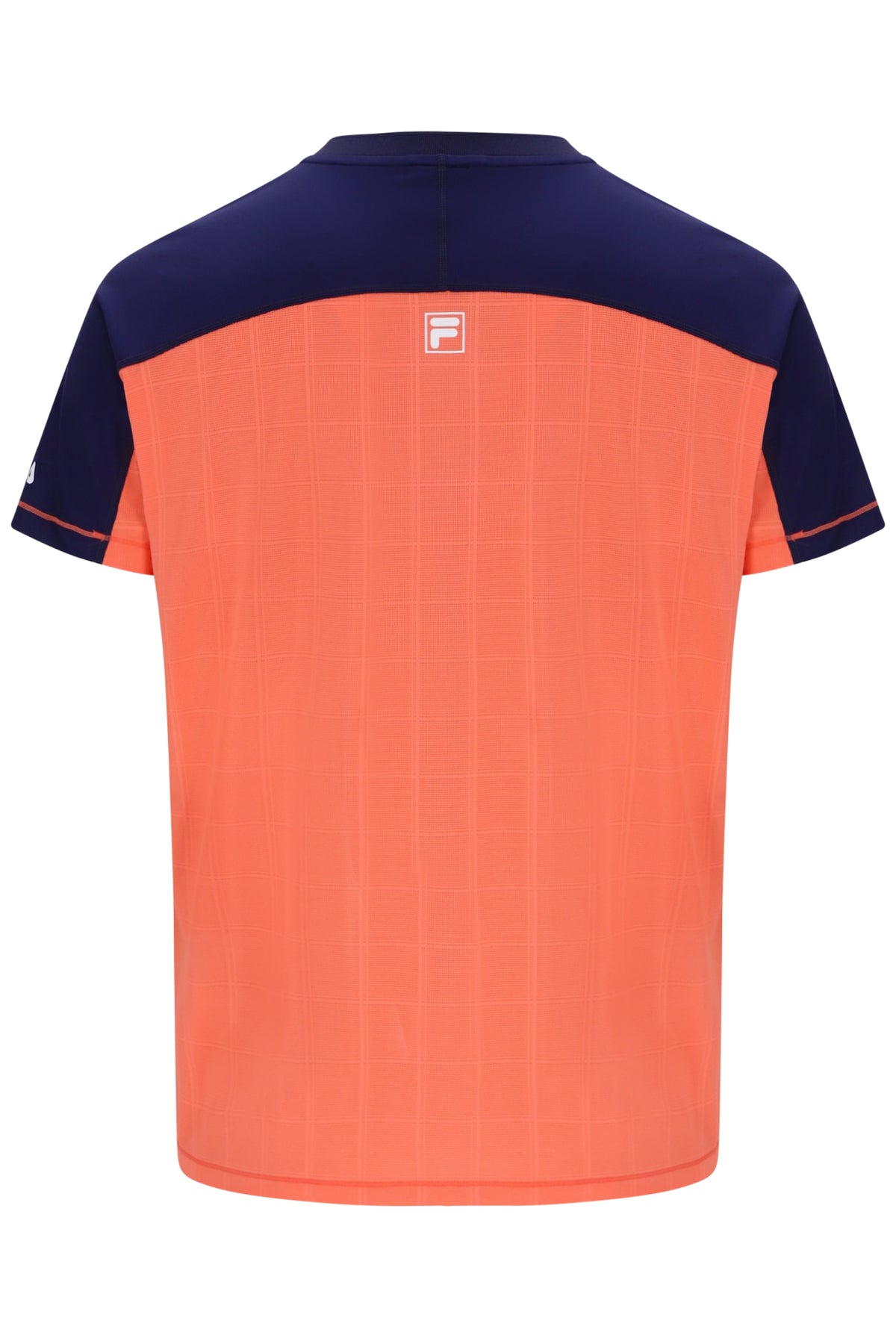 Neon Orange Men’s Henry Neck Tennis T-Shirt