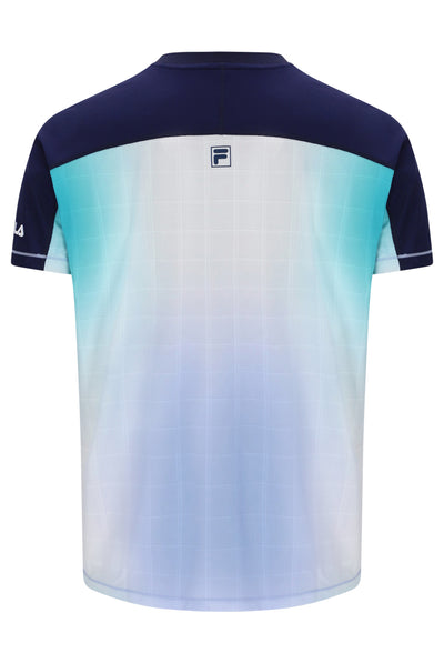 Blue Men’s Henry Neck Tennis T-Shirt