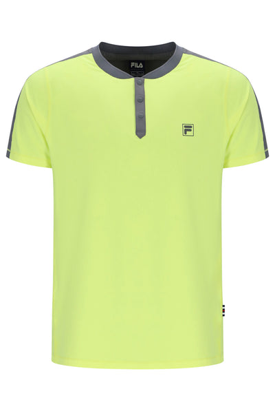 Lemon Men’s Henry Neck Tennis T-Shirt