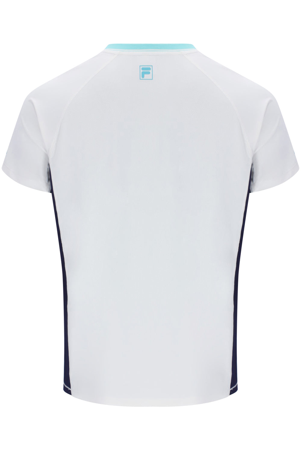 White Men’s Round Neck Tennis T-Shirt