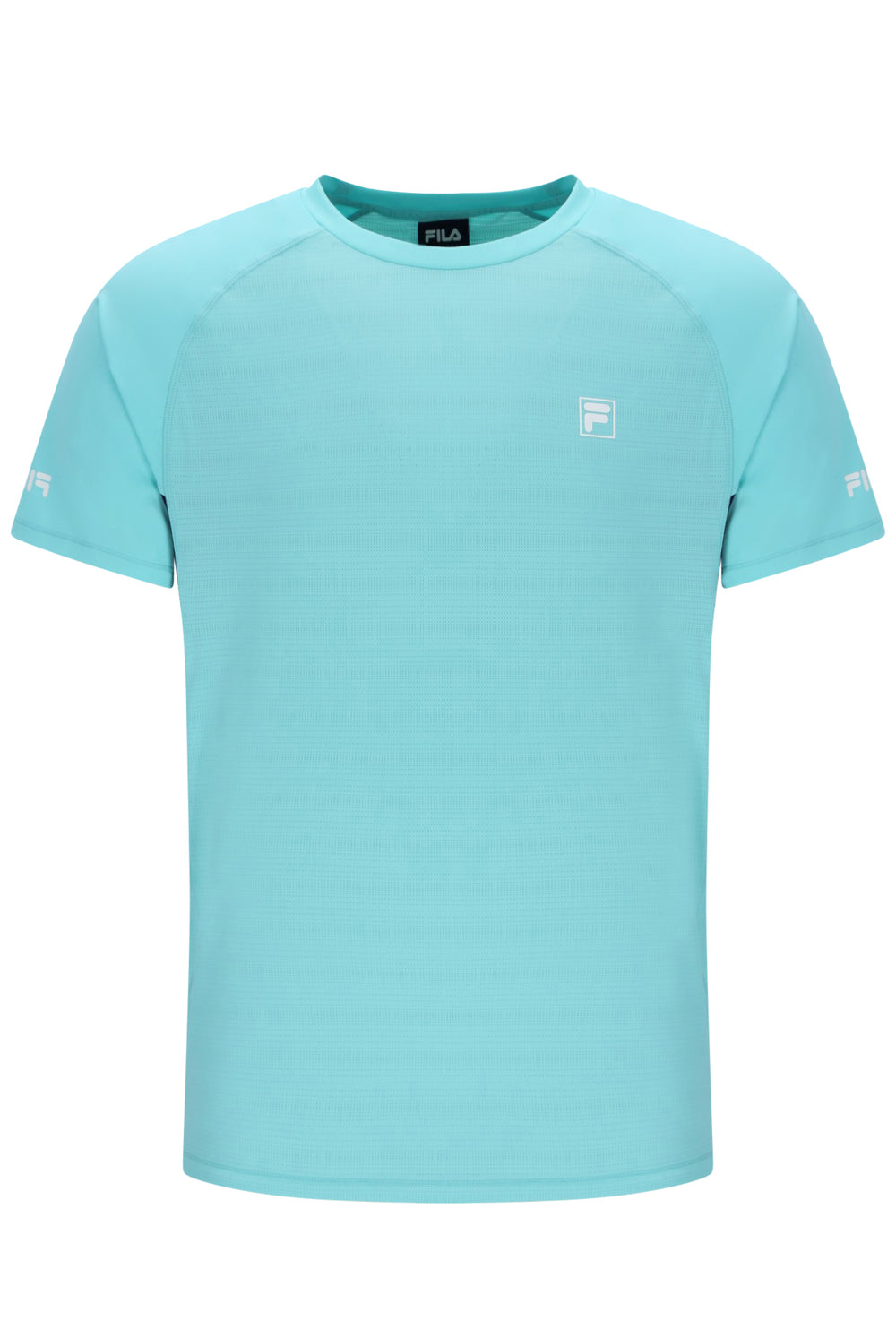 Aqua Unisex Round Neck Tennis T-Shirt