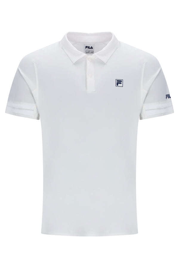 Displays the Off White Men’s Polo Tennis T-Shirt