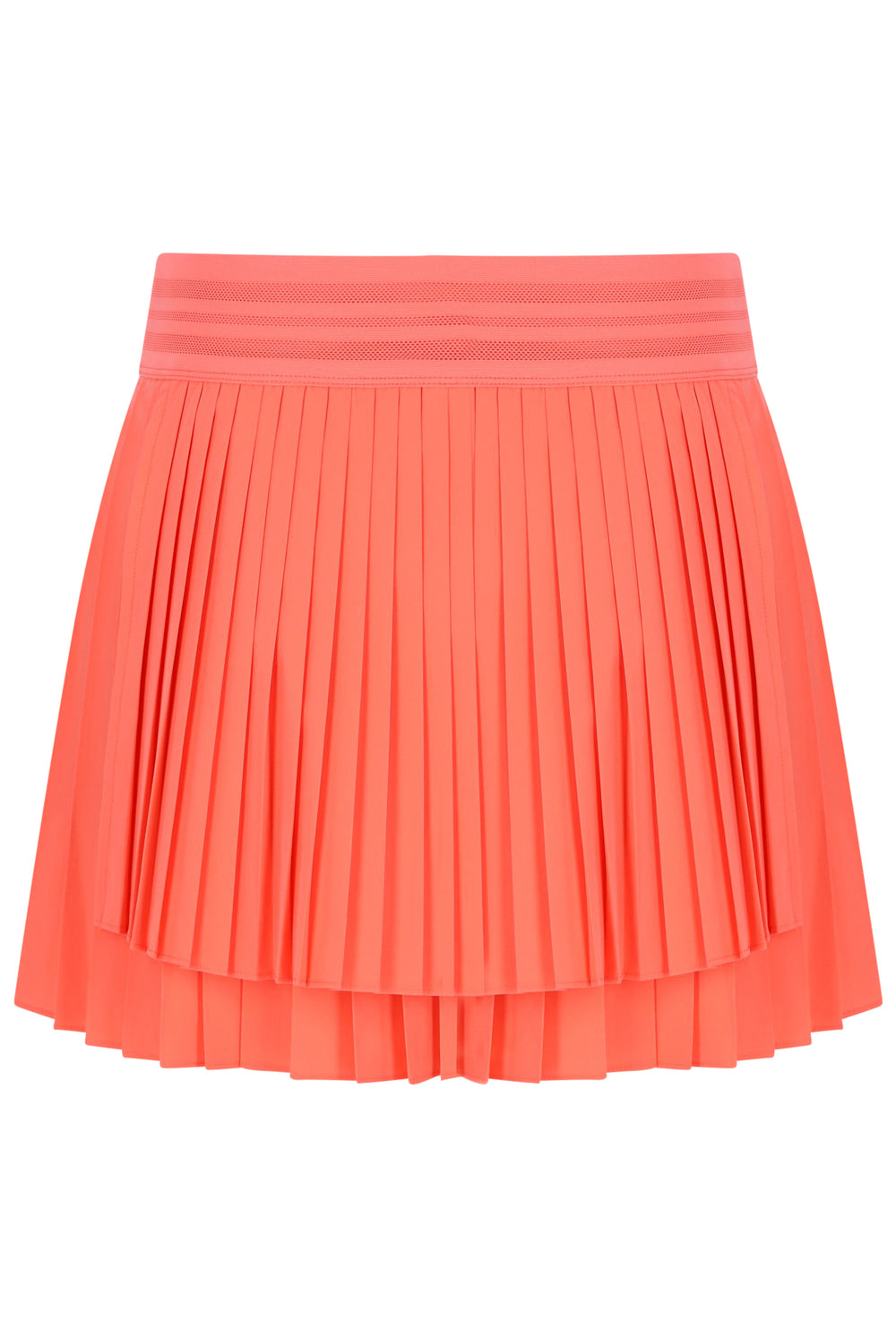 Neon Orange Women’s Pleated Wrap Tennis Skirt