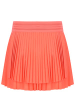 Neon Orange Women’s Pleated Wrap Tennis Skirt