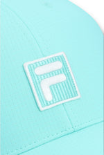 Aqua F-Box Woven Ball Cap