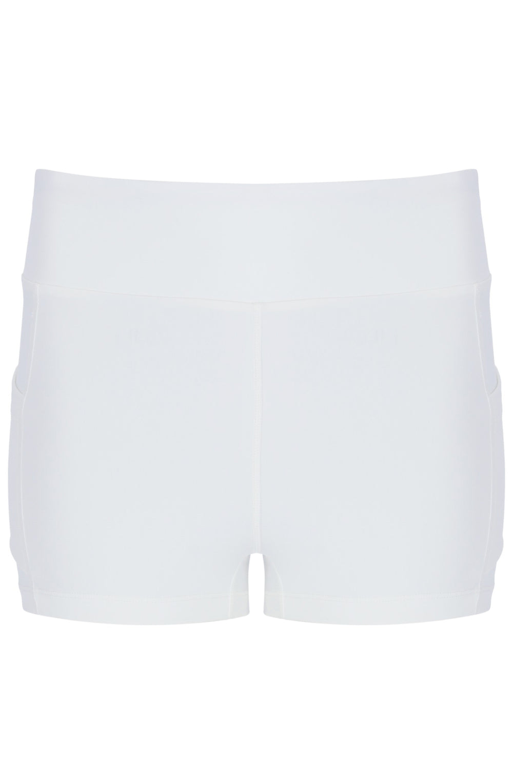 Off White Women’s Mesh Jersey Dress with Inner Shorts