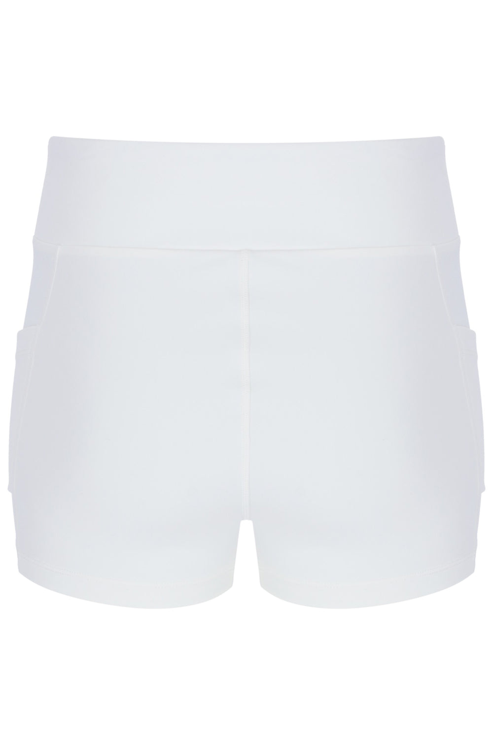 Off White Women’s Mesh Jersey Dress with Inner Shorts