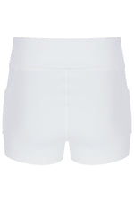 Off White Women’s Mesh Jersey Dress with Inner Shorts