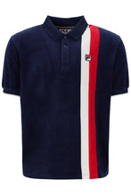 Load image into Gallery viewer, Terra Colour Blocked Velour Polo
