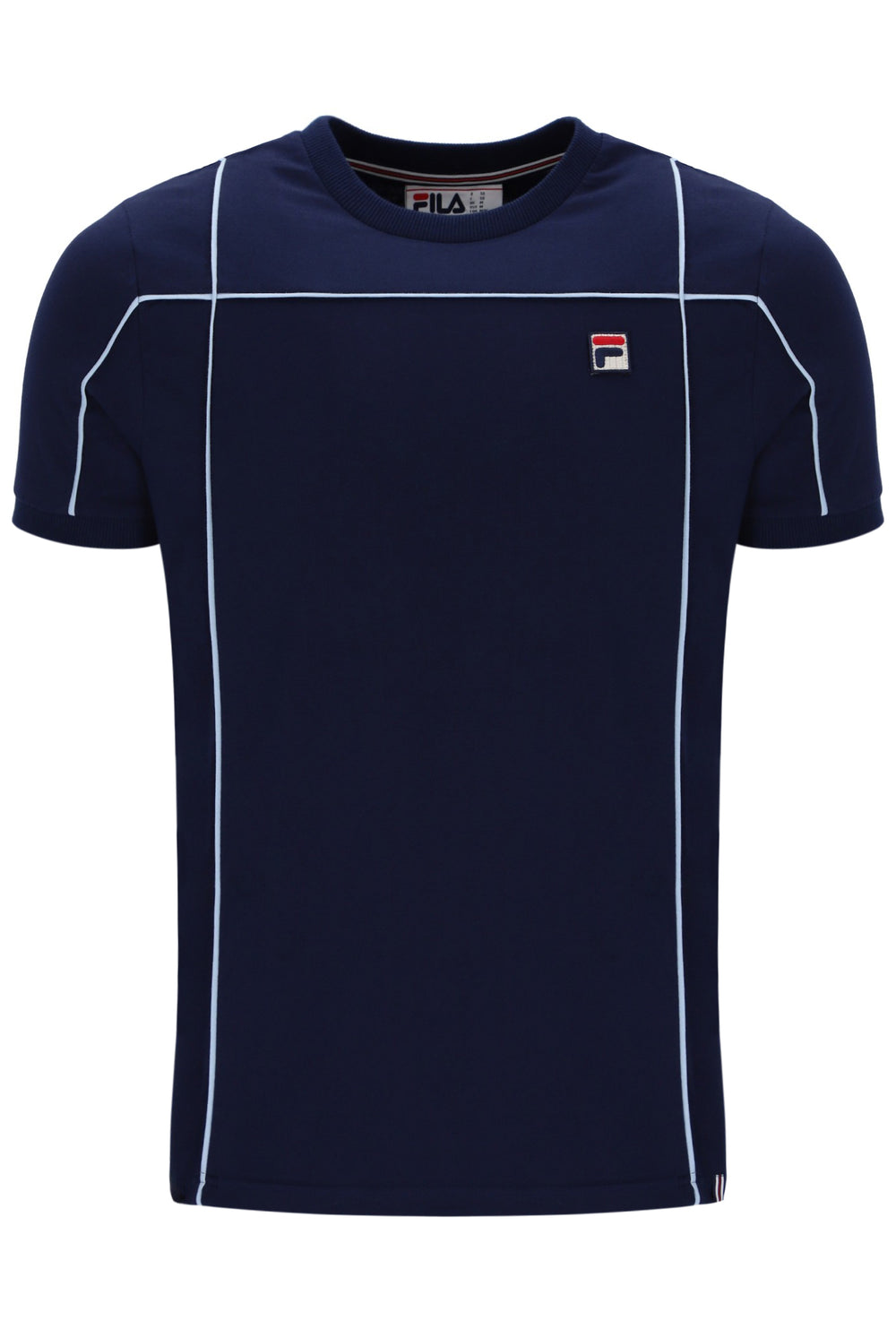 Fila Navy Terri T-Shirt with Contrast Piping