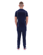 Fila Navy Terri T-Shirt with Contrast Piping