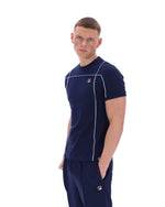 Fila Navy Terri T-Shirt with Contrast Piping