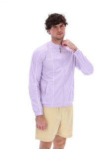 Pastel Lilac Terrinda Iconic Biker Jacket